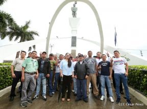 63 aniversario del paso a la inmortalidad del héroe nacional Rigoberto López Pérez