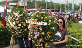 63 aniversario del paso a la inmortalidad del héroe nacional Rigoberto López Pérez