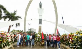 63 aniversario del paso a la inmortalidad del héroe nacional Rigoberto López Pérez