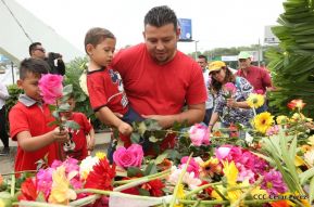 63 aniversario del paso a la inmortalidad del héroe nacional Rigoberto López Pérez