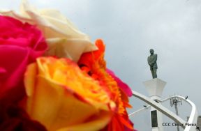 63 aniversario del paso a la inmortalidad del héroe nacional Rigoberto López Pérez