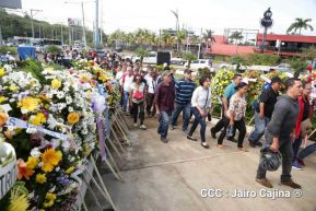 63 aniversario del paso a la inmortalidad del héroe nacional Rigoberto López Pérez
