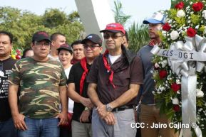 63 aniversario del paso a la inmortalidad del héroe nacional Rigoberto López Pérez