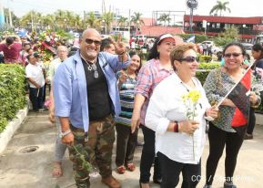 63 aniversario del paso a la inmortalidad del héroe nacional Rigoberto López Pérez