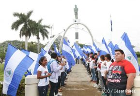 63 aniversario del paso a la inmortalidad del héroe nacional Rigoberto López Pérez