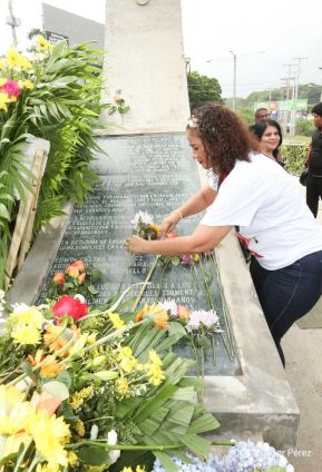 63 aniversario del paso a la inmortalidad del héroe nacional Rigoberto López Pérez