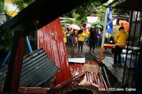 Alcaldía de Managua verifica afectaciones ocasionadas por las lluvias