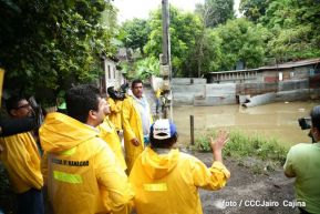 Alcaldía de Managua verifica afectaciones ocasionadas por las lluvias