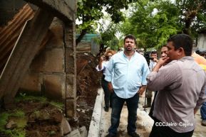 Alcaldía de Managua verifica afectaciones ocasionadas por las lluvias