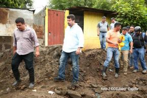 Alcaldía de Managua verifica afectaciones ocasionadas por las lluvias