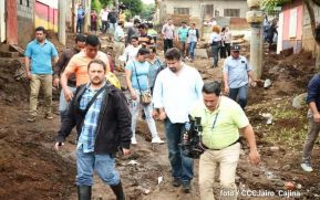 Alcaldía de Managua verifica afectaciones ocasionadas por las lluvias