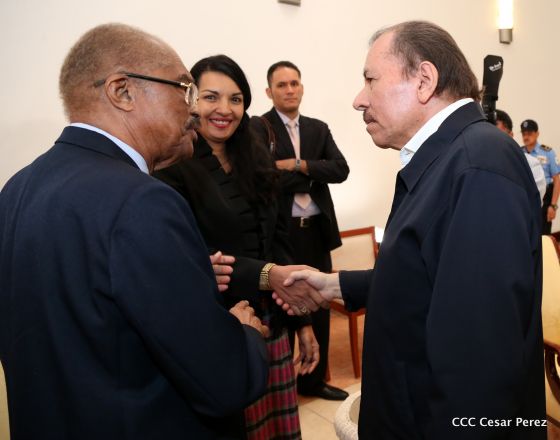 Presidente Daniel Ortega y vicepresidenta Rosario Murillo reciben cartas credenciales de 11 nuevos embajadores