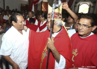 Tipitapeños celebran al Señor de Esquipulas en compañía del Cardenal Brenes