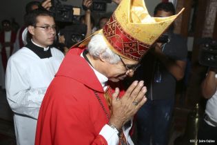 Tipitapeños celebran al Señor de Esquipulas en compañía del Cardenal Brenes