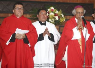 Tipitapeños celebran al Señor de Esquipulas en compañía del Cardenal Brenes