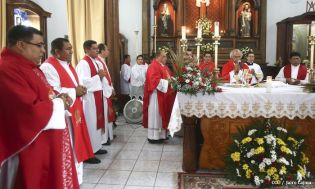 Tipitapeños celebran al Señor de Esquipulas en compañía del Cardenal Brenes