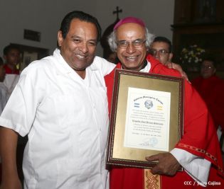 Tipitapeños celebran al Señor de Esquipulas en compañía del Cardenal Brenes