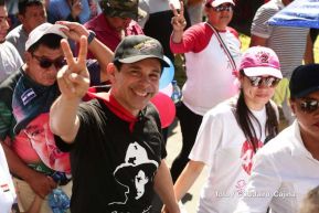 Capitalinos caminan en defensa de sus derechos y en solidaridad con Bolivia