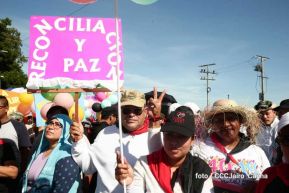 Capitalinos caminan en defensa de sus derechos y en solidaridad con Bolivia