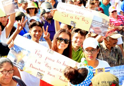 ¡Con la paz no se juega...Nicaragua: Pueblo de Paz y Bien...Todos tenemos derechos!