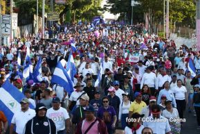 Caminata: “Dignidad, Derechos, No Violencia!”, “Mujeres Valientes!” y ”Con La Paz No se Juega!”