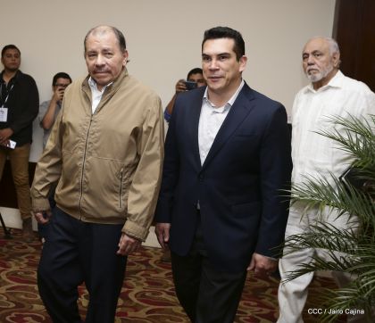 Presidente Daniel Ortega en Clausura de Reunión Plenaria de Copppal