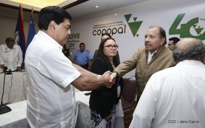 Presidente Daniel Ortega en Clausura de Reunión Plenaria de Copppal
