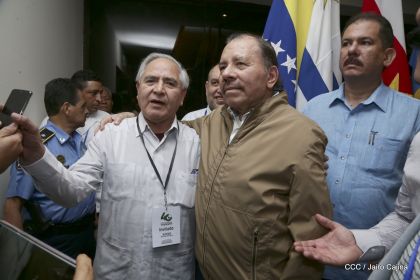 Presidente Daniel Ortega en Clausura de Reunión Plenaria de Copppal