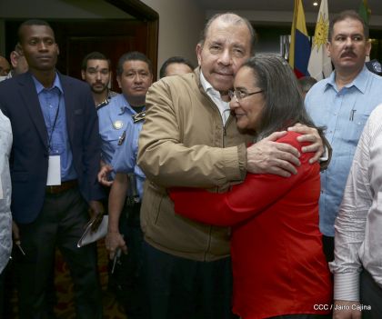 Presidente Daniel Ortega en Clausura de Reunión Plenaria de Copppal