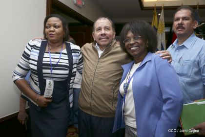 Presidente Daniel Ortega en Clausura de Reunión Plenaria de Copppal