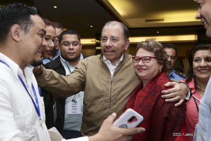 Presidente Daniel Ortega en Clausura de Reunión Plenaria de Copppal