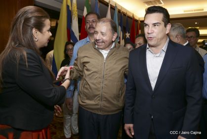 Presidente Daniel Ortega en Clausura de Reunión Plenaria de Copppal