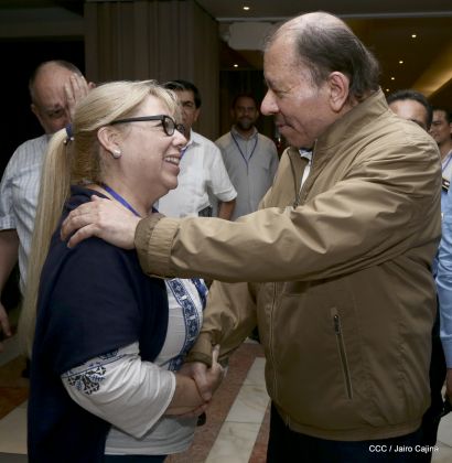 Presidente Daniel Ortega en Clausura de Reunión Plenaria de Copppal