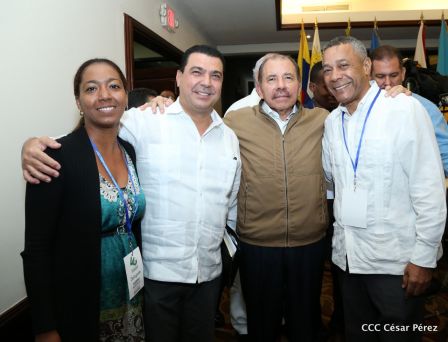 Presidente Daniel Ortega en Clausura de Reunión Plenaria de Copppal