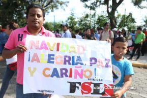 Caminata “Todos tenemos derechos, con la paz no se juega, por una Navidad en alegría, paz y cariño”
