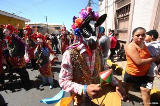 Tradicional Tope de los Santos en Carazo