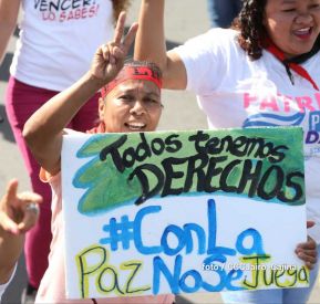 Caminata “Todos tenemos derechos, con la paz no se juega, por una Navidad en alegría, paz y cariño”
