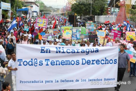 ¡Derechos para Todos!, por la paz, el amor y la reconciliación