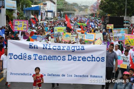 ¡Derechos para Todos!, por la paz, el amor y la reconciliación