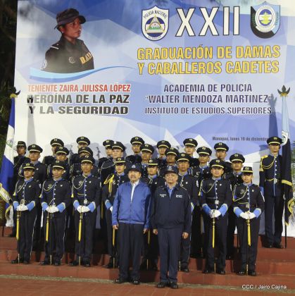 XXII Graduación de Cadetes, Licenciados en Ciencias Policiales 