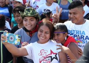 Caminata por la paz, Cantos de Vida y Esperanza, adelante pueblo presidente, 2020 patria, paz y porvenir