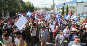 Caminata por la paz, Cantos de Vida y Esperanza, adelante pueblo presidente, 2020 patria, paz y porvenir