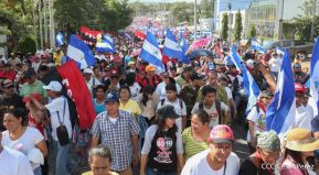 Caminata por la paz, Cantos de Vida y Esperanza, adelante pueblo presidente, 2020 patria, paz y porvenir