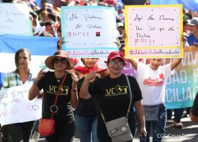Caminata por la paz, Cantos de Vida y Esperanza, adelante pueblo presidente, 2020 patria, paz y porvenir