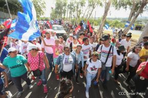 Caminata por la paz, Cantos de Vida y Esperanza, adelante pueblo presidente, 2020 patria, paz y porvenir