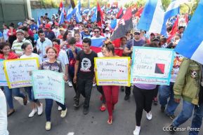 Caminata por la paz, Cantos de Vida y Esperanza, adelante pueblo presidente, 2020 patria, paz y porvenir