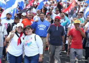 Caminata por la paz, Cantos de Vida y Esperanza, adelante pueblo presidente, 2020 patria, paz y porvenir