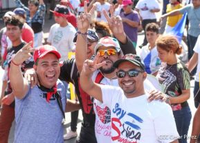 Caminata por la paz, Cantos de Vida y Esperanza, adelante pueblo presidente, 2020 patria, paz y porvenir