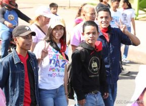 Caminata por la paz, Cantos de Vida y Esperanza, adelante pueblo presidente, 2020 patria, paz y porvenir