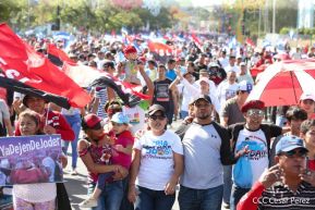 Caminata por la paz, Cantos de Vida y Esperanza, adelante pueblo presidente, 2020 patria, paz y porvenir